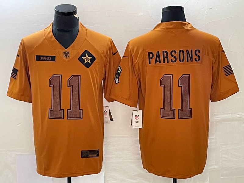 Men Dallas Cowboys #11 Parsons brown Nike 2023 Salute To Service Limited NFL Jersey->jacksonville jaguars->NFL Jersey